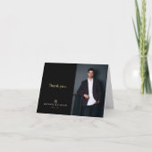 Modern onroerend goed dank u kaart - Monogram (Voorkant)