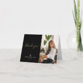 Modern onroerend goed dank u kaart - Monogram (Voorkant)