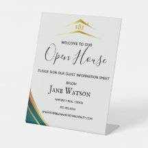 Modern Onroerend Goed Groen & Goud