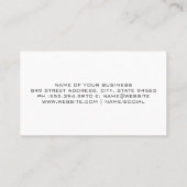 Modern onroerend goed Logo spackled wall Visitekaartje (Achterkant)