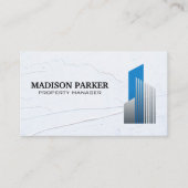 Modern onroerend goed Logo spackled wall Visitekaartje (Voorkant)