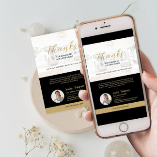 Modern onroerend goed open huis dank u kaart