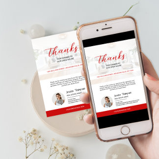 Modern onroerend goed open huis dank u kaart