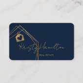 Modern onroerend goed Professioneel Realtor Foto l Visitekaartje (Voorkant)