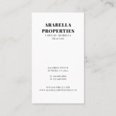 Modern onroerend goed visitekaartje (Achterkant)