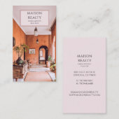 Modern onroerend goed visitekaartje (Voorkant / Achterkant)