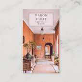 Modern onroerend goed visitekaartje (Voorkant)