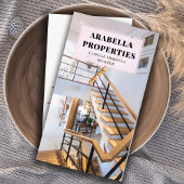 Modern onroerend goed visitekaartje