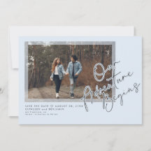 Modern Ons Avontuur Begint De Datumfoto Opslaan