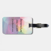 Modern ontwerp bagagelabel (Achterkant horizontaal)