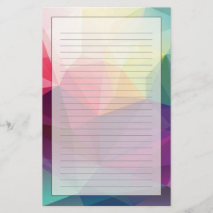 Modern ontwerp briefpapier