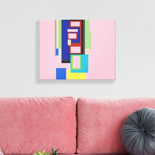 Modern ontwerp canvas afdruk (Insitu (Woonkamer))