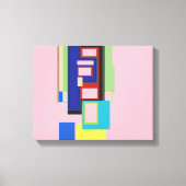 Modern ontwerp canvas afdruk (Voorkant)