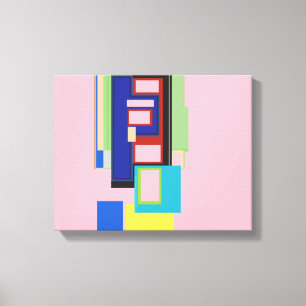 Modern ontwerp canvas afdruk