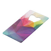 Modern ontwerp creditkaart flessenopener (Voorkant Gekanteld)