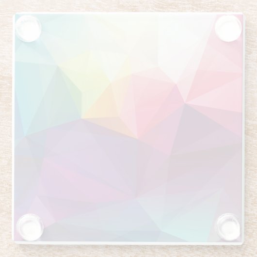 Modern ontwerp glazen onderzetter (Achterkant)