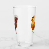 Modern ontwerp Haan Chicken Art Glass Glas (Links)