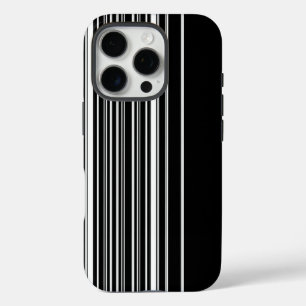 Modern ontwerp in zwart-wit iPhone 16 pro hoesje
