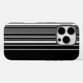 Modern ontwerp in zwart-wit Case-Mate iPhone case (Achterkant (horizontaal))