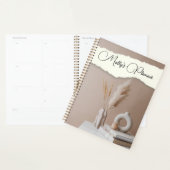 Modern ontwerp met aangepaste naam planner (Display)