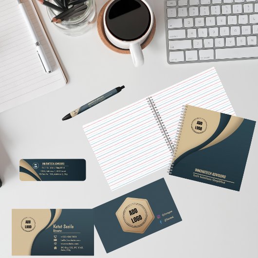 Modern ontwerp notitieboek