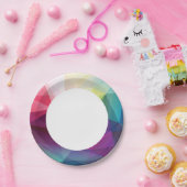 Modern ontwerp papieren bordje (Feest)