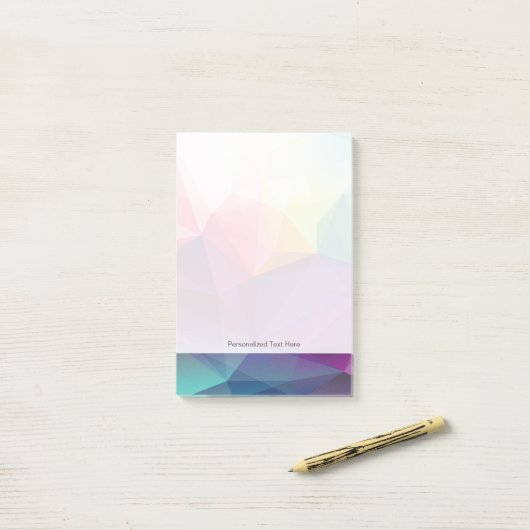 Modern ontwerp post-it® notes (Op bureau)