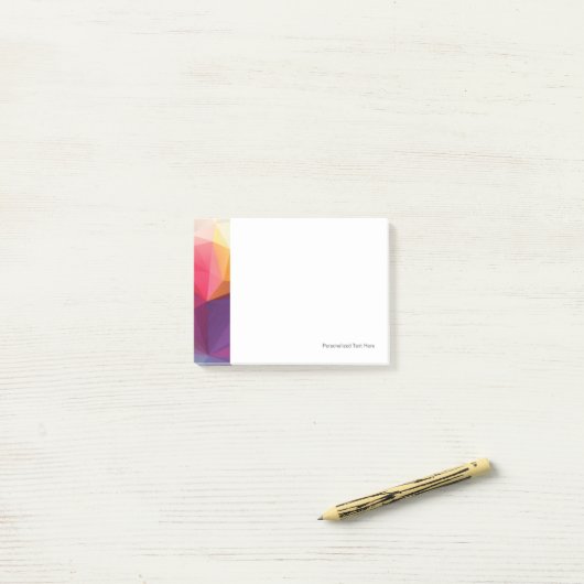 Modern ontwerp post-it® notes (Op bureau)