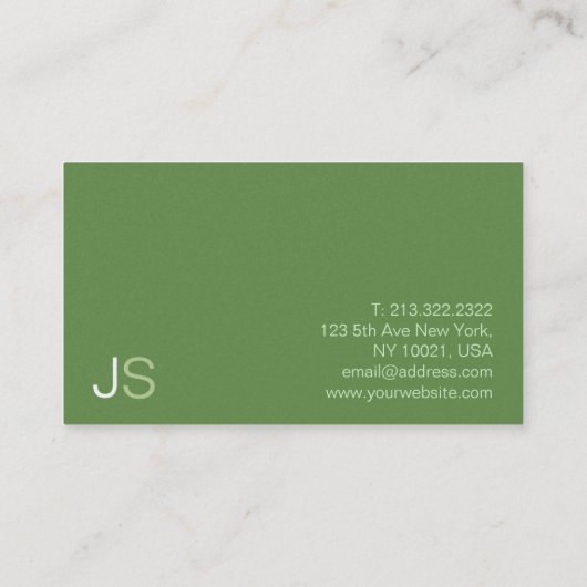 Modern Ontwerp Professioneel Elegant Golf Instruct Visitekaartje (Achterkant)