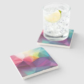 Modern ontwerp stenen onderzetter (Zijkant)