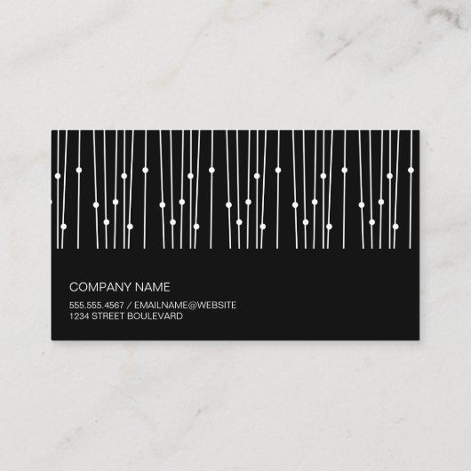 Modern ontwerp | Stijlvol Visitekaartje (Achterkant)