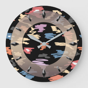 Modern ontwerp van de muurklok. grote klok