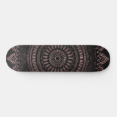 Modern ontwerp van gouden mandala voor stamhout ro skateboard (Horizontaal)