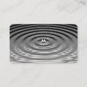 Modern ontwerp van rimpelgolven  visitekaartje (Voorkant)