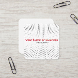 Modern ontwerp vierkante visitekaartje