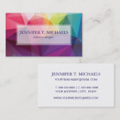 Modern ontwerp visitekaartje (Voorkant / Achterkant)