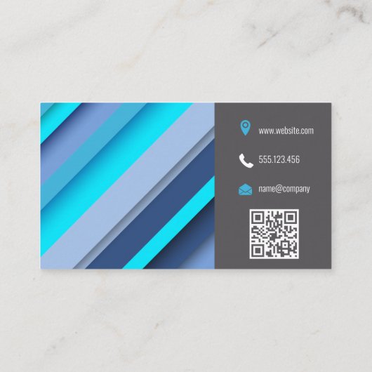 Modern ontwerp visitekaartje (Achterkant)