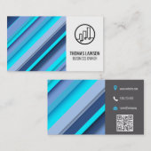 Modern ontwerp visitekaartje (Voorkant / Achterkant)