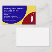 Modern ontwerp Visitekaartje schilder (Voorkant / Achterkant)