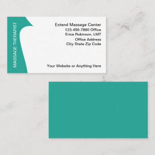 Modern Ontwerp Visitekaartjes Massagetherapeut