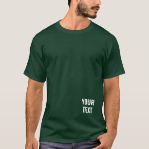 Modern ontwerp voegt hier tekst toe Mannen diep bo T-shirt