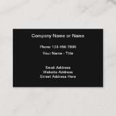 Modern ontwerp voor autodiensten visitekaartje (Achterkant)