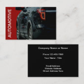 Modern ontwerp voor autodiensten visitekaartje (Voorkant / Achterkant)