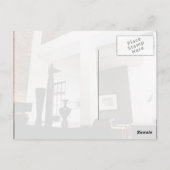 modern ontwerp voor binneninrichting briefkaart (Achterkant)