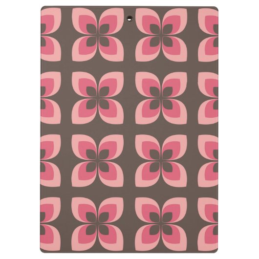 Modern ontwerp voor Floral Klembord (Achterkant)