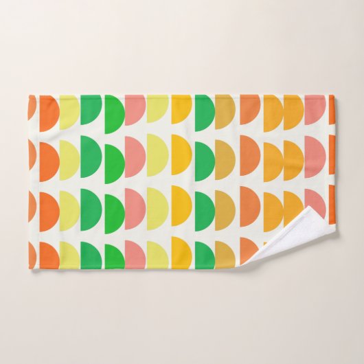 Modern ontwerp voor moderne, Bright Citrus Geometr Bad Handdoek (Handdoek)