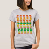 Modern ontwerp voor moderne, Bright Citrus Geometr T-shirt (Voorkant)