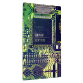 Modern ontwerp voor printplaat voeg naam toe Geeky Klembord (Rechts)