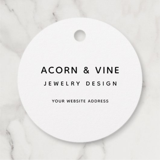 Modern ontwerp voor professionele merken | wit bedankjes labels (Achterkant)