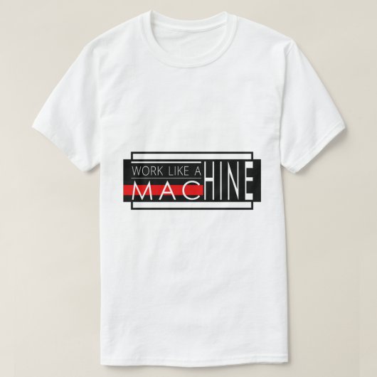 Modern ontwerp voor witte tekst Typografie T-shirt (Design voorkant)